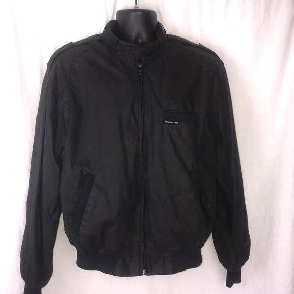 Members Only Other - Vintage iconic Members Only Black Jacket (Size 42)